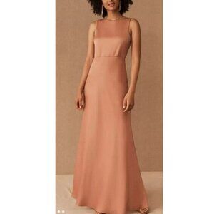 Sachin + Babi Women's Sedona Sunset Beckett Satin Maxi Dress Size 10